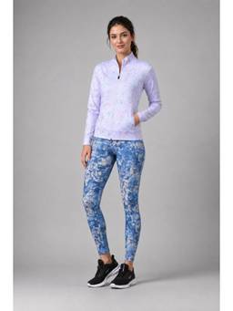 Body Smith - Women Printed High-Rise Ankle-Length Tights