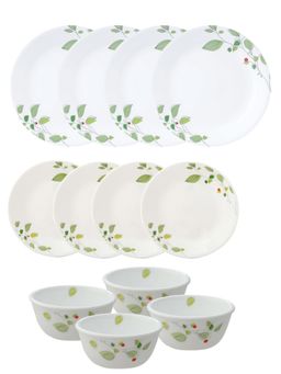 Corelle - Asia Collection 12 Pc Basic / Mini / Starter Utility Set - Green Breeze