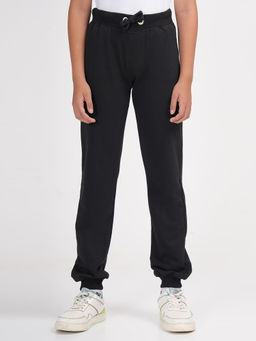 ZION - Boys Solid Joggers Black