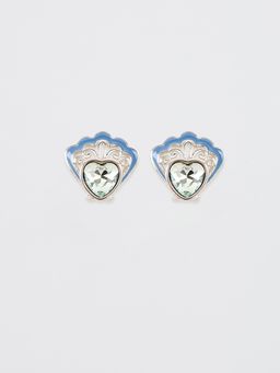 Pomelo - Crystal Stud Earrings - Multi-Color