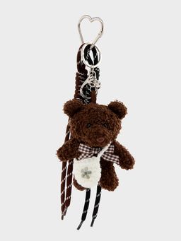 Pomelo - Teddy Charm Keyring - Brown