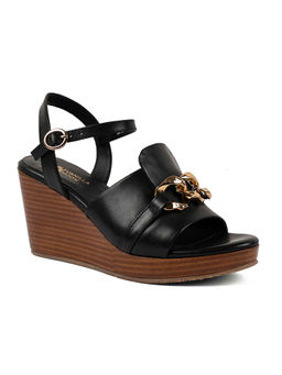Vanilla Moon - Nuria Black Formal Wedges