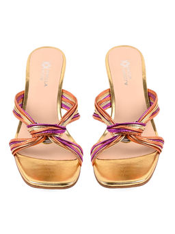 Vanilla Moon - Cynthia Gold Party Heels