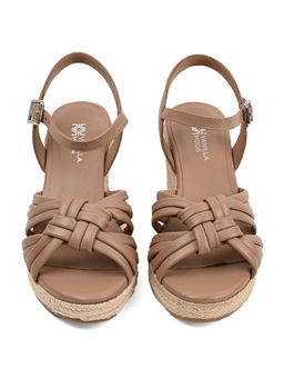 Vanilla Moon - Nyela Beige Formal Wedge