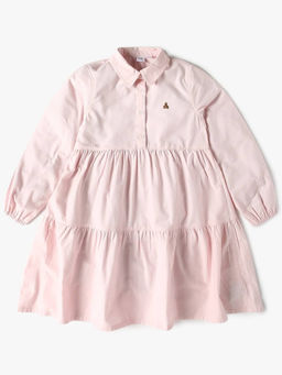 GAP - Girls Tiered Full Sleeve Spread Collar Dress