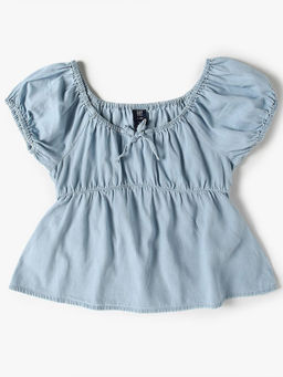 GAP - Girls' Solid Peasant Top