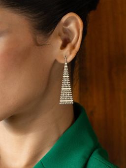 Shaya by CaratLane - Shreni Earrings In Oxidised 925 Silver