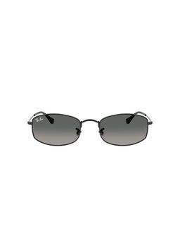Ray-Ban - Unisex Gradient Grey Lens Oval Sunglasses - 0RB3832002/7155 (145)
