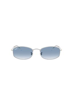 Ray-Ban - Unisex Gradient Blue Lens Oval Sunglasses - 0RB3832003/3F55 (145)