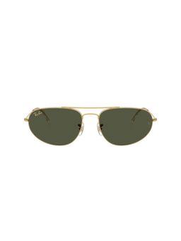 Ray-Ban - Unisex UV Protected Green Lens Oval Sunglasses - 0RB394591963162 (140)