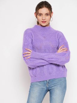 CAMLA - Lilac Sweater for Women (M)