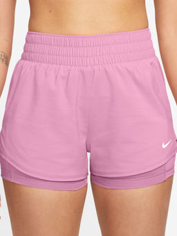 Nike - Pink Solid Sportswear Dri-Fit Women Shorts - DX6013-621