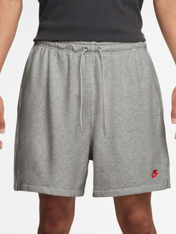 Nike - Grey Solid Sportswear Club Men Shorts - FN3521-064