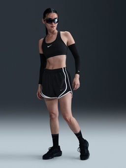 Nike - Black Solid Sportswear Tempo Women Shorts - HM6097-010