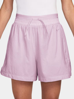 Nike - Purple Solid Sportswear Women Shorts - IF0564-583