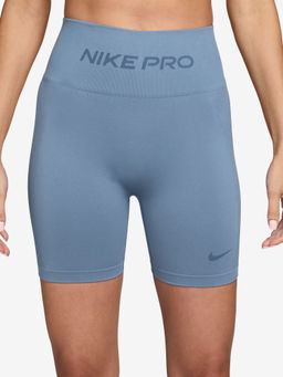 Nike - Teal Solid Sportswear Seamless Women Shorts - IF1211-486