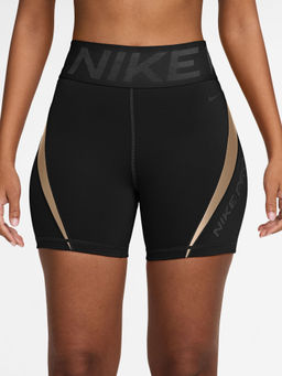 Nike - Black Solid Sportswear Sculpt Women Shorts - IM9962-011
