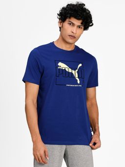Puma - Flock Men Blue T-Shirt