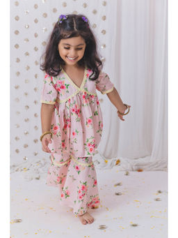 Tiny Pants - Floral Kurta with Sharara (Set of 2)