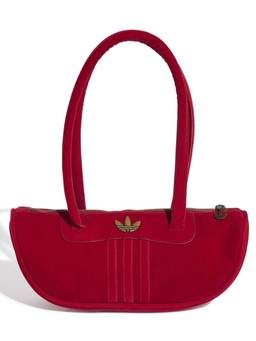 adidas Originals - Unisex Red Bowling Suede Shoulder Bag