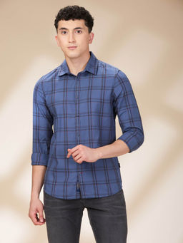 Being Human - Blue Checks Shirt