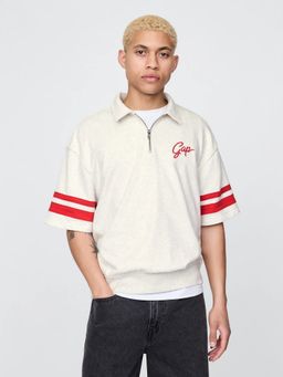 GAP - Men Oversized Collared Sweatshirt