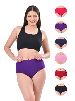 Adira - High Waisted Briefs (Pack of 6)