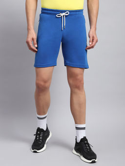 Rock.it - Men's Solid Royal Blue Regular Fit Shorts