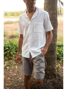 Creatures of Habit - Hemp Cargo Shorts- Grey