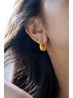 SWASHAA - Savannah 18K Gold Plated Hoop Earrings