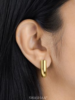 SWASHAA - Gold Elva Women's Hoop Earrings