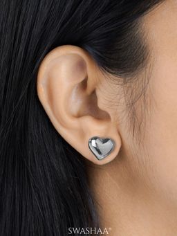 SWASHAA - Zena Heart Women's Stud Earrings