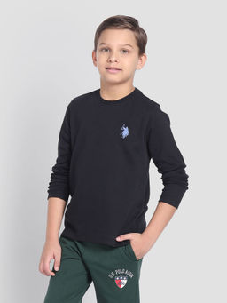 U.S. POLO ASSN. - Black Cotton OKE01 T-Shirt