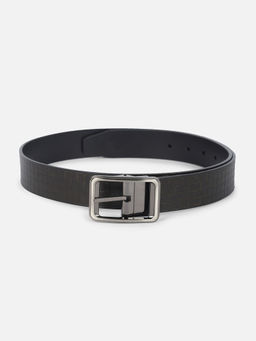 Allen Solly - Men Black Textured Formal Reversible Belt