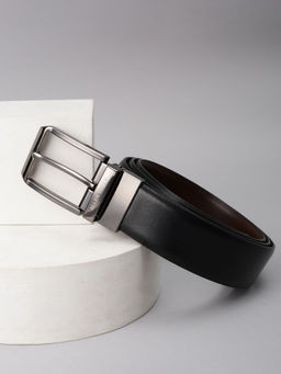 Allen Solly - Men Black Solid Formal Reversible Belt