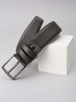 Allen Solly - Men Grey Solid Casual Belt (XL)