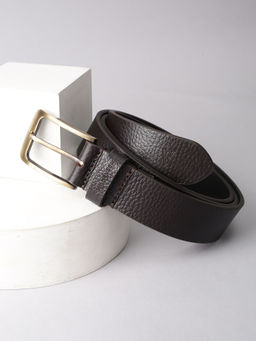 Van Heusen - Men Brown Textured Casual Belt