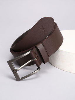 Van Heusen - Men Brown Solid Formal Belt