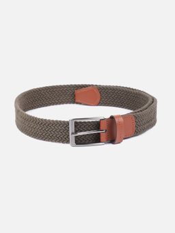 Van Heusen - Men Brown Textured Casual Belt