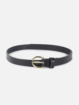 Van Heusen - Women Black Textured Casual Belt