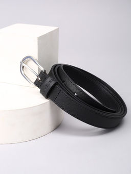 Van Heusen - Women Black Textured Casual Belt