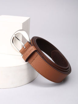 Van Heusen - Women Brown Textured Casual Belt