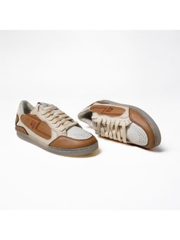 Gully Labs - The Kulfi Badaam Heritage Leather Sneaker For Men