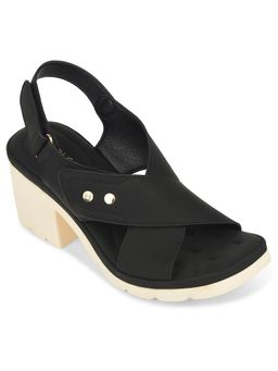 LIBERTY - Healers Zq-Dm-16 Black Casual Sandal Heels For Women