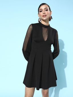 KASSUALLY - Stylish Black Sleek Dress