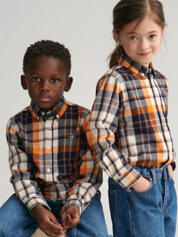 GANT - Kids Checks Button Collar Shirt