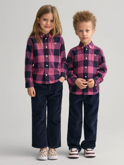 GANT - Kids Checks Button Collar Shirt