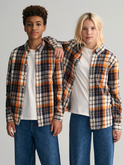GANT - Kids Checks Button Collar Shirt