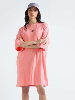 Tommy Hilfiger - Peach T-Shirt Dress Fit Dress
