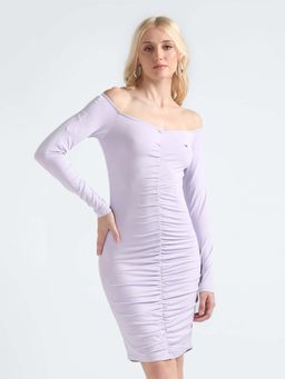 Tommy Hilfiger - Purple Bodycon Fit Dress